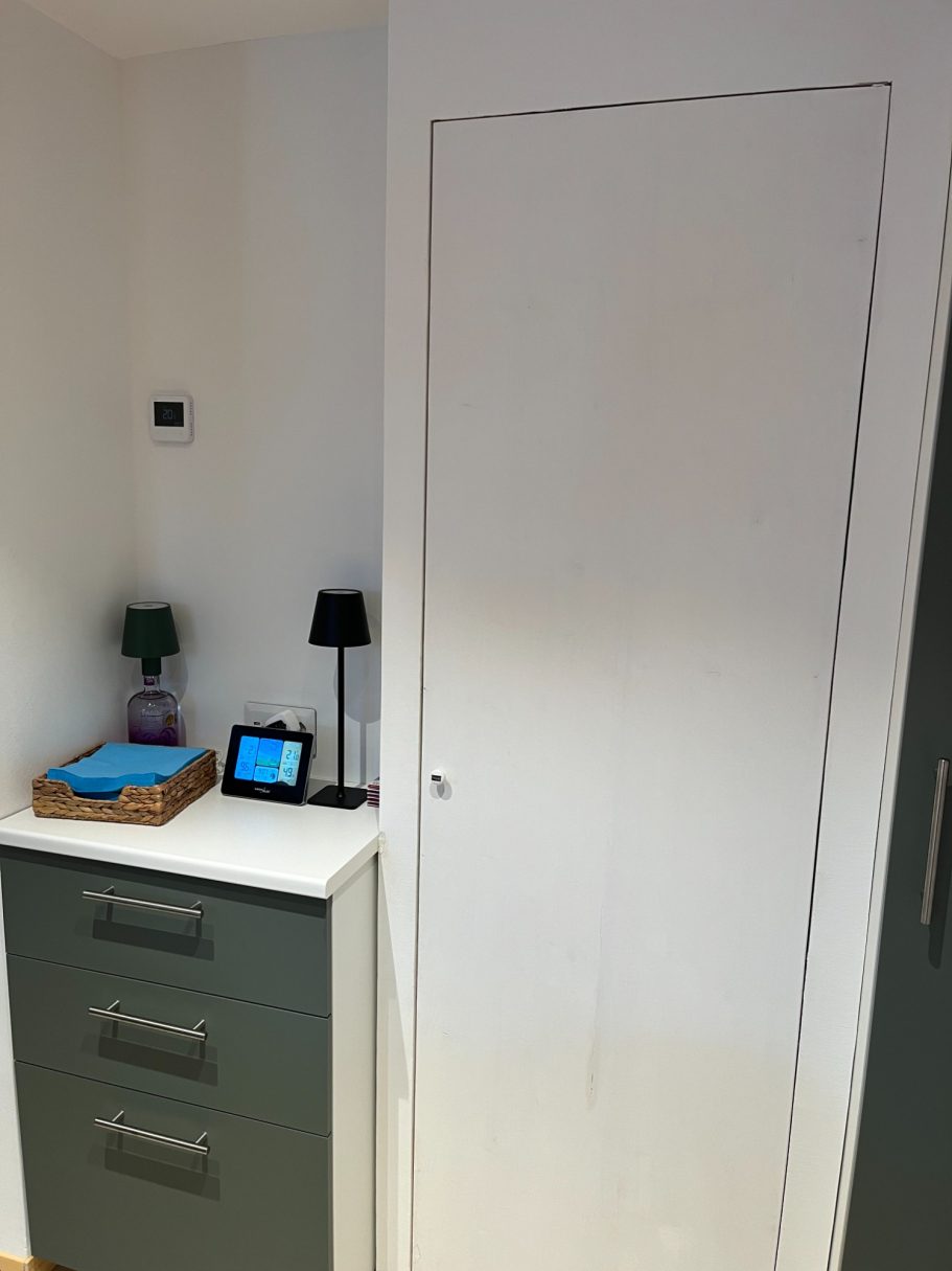 Blick zur Boilertüre